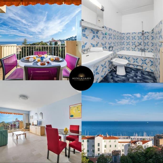 Le Fontana Rosa - Vue Mer - Terrasse - Parking Inclus Ментона Екстериор снимка